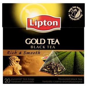 Herbata eksp. LIPTON piramidka Gold Tea - 2847292496