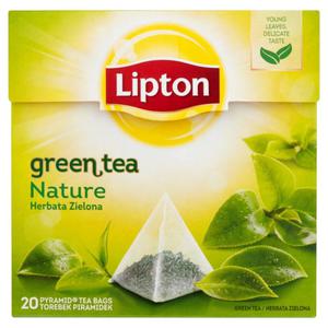 Herbata eksp. LIPTON piramidka Green Tea Nature - 2847292498