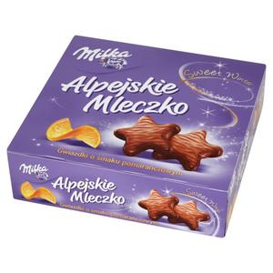 Alpejskie mleczko MILKA 350g. Czekoladowe gwiazdki - 2847292684