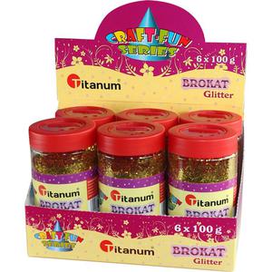 Brokat TITANUM butelka 100g. Zoty 307635 - 2847293450