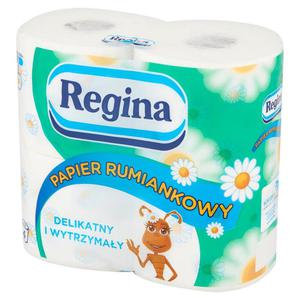 Papier toaletowy REGINA Rumiankowy 4 rol x 8op. - 2847293648