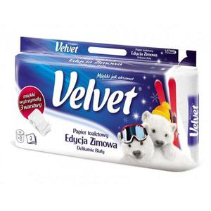 Papier toaletowy VELVET - biay op.8szt - 2847293659