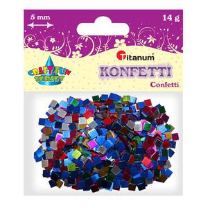 Dekoracje TITANUM konfetti kwadrat mix 284812 - 2847293870