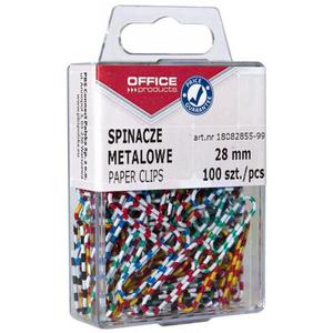 Spinacz OFFICE PRODUCTS 28mm zebra op.100 - 2847295413