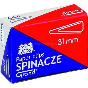 Spinacz GRAND trjktny 31mm OPAKOWANIE 10 x op.100 - 2847295436