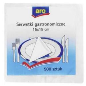 Serwetki gastronomiczne ARO 15x15cm op.4 x 500 - 2847295538