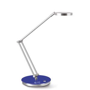 Lampka na biurko CEP CLED-400 srebrno / niebieska - 2847295762