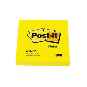 Karteczki POST-IT 76x76 neon 76x76 654-NY - óty