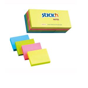 Karteczki samop. STICK'N 38x51 - mix neon 4 kol. - 2847297743