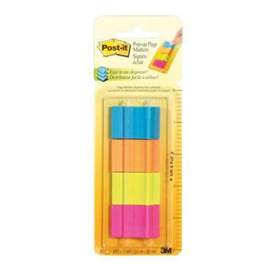 Zakadki POST-IT 670-P1 25,4x38 4x50 z linijk - 2847297767