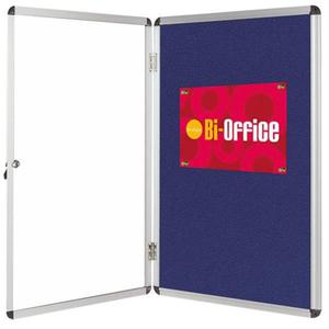 Gablota B-OFFICE tekstylna 67x93cm niebieska - 2847297967