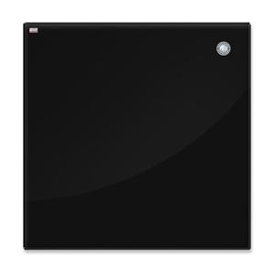Tablica szklana 2x3 magnet. 45x45cm - czarna - 2847298001