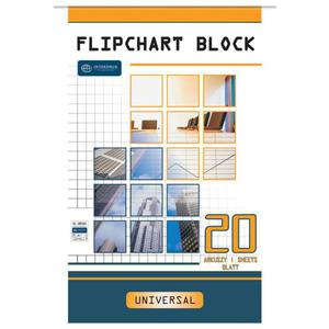 Blok flipchart INTERDRUK 20k. - kratka