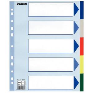 Przekadki ESSELTE PCV A4 MAXI 5 kart 15266 - 2847298248