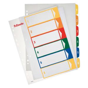 Przekadki ESSELTE kart. mylar A4 1-10 100161 - 2847298304