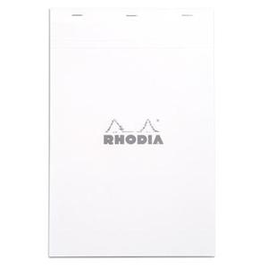 Blok biurowy RHODIA WHITE szyty A4 - linia 19601 - 2847299738