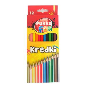 Kredki PUKKA PAD trjktne 12 kolorw 7661-FUN - 2847299966