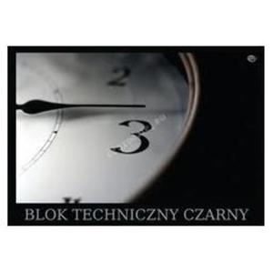 Blok techniczny INTERDRUK A4 czarne kartki - 2847300476