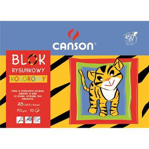 Blok rysunkowy CANSON A3 kolorowy