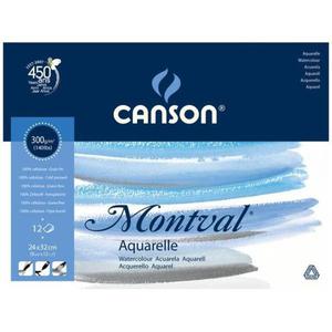 Blok do akwareli CANSON Mont-Torch 24x32 300g. - 2847300537