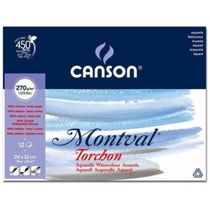 Blok do akwareli CANSON Mont-Torch 24x32 270g. - 2847300539