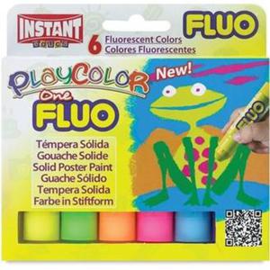 Farby w sztyfcie PlayColor Fluo 6k. 10431 - 2847300663