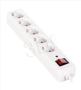 Surge protector 1.5M 5 SOCKETS Schucko WHITE - 2847302052