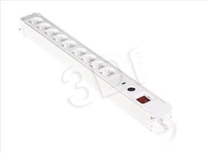 Surge protector 1.5M 9 SOCKETS Schucko WHITE - 2847302053