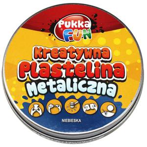 Plastelina PUKKA PAD metaliczna 60g - niebieska - 2847302333