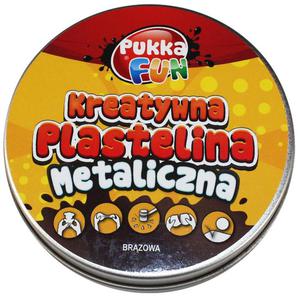 Plastelina PUKKA PAD metaliczna 60g - brzowa - 2847302334