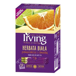 Herbata eksp. IRVING White - pomaracz lime 20kop. - 2847302500