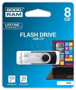 Goodram Flashdrive Twister 8GB USB 2.0 czarny - 2847302652