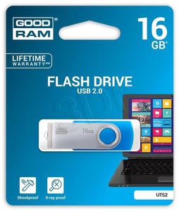Goodram Flashdrive Twister 16GB USB 2.0 niebieski - 2847302657
