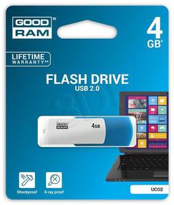 Goodram Flashdrive UCO2 4GB USB 2.0 mix kolorw - 2847302661