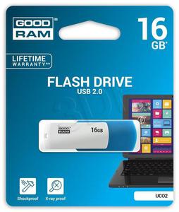 Goodram Flashdrive UCO2 16GB USB 2.0 mix kolorw - 2847302663