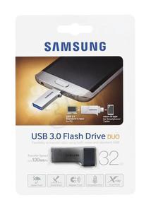 Samsung Flashdrive MUF-32CB/EU 32GB USB 3.0 Srebrno-czarny - 2847302743