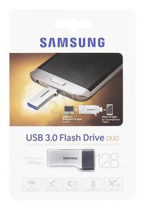 Samsung Flashdrive DUO 128GB USB 3.0 srebrny - 2847302745