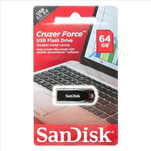 Sandisk Flashdrive CRUZER FORCE 64GB USB 2.0 Srebrny - 2847302761