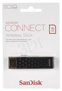 Sandisk Flashdrive Connect Wireless 16GB USB 2.0 czarny - 2847302764