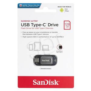 Sandisk Flashdrive 128GB USB Typ-C szary - 2847302767