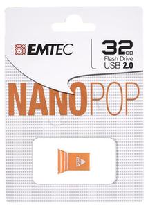 Emtec Flashdrive Nano Pop D100 32GB USB 2.0 mix kolorw (niebieski, zielony, czarny, pomaraczowy, rowy) - 2847302806