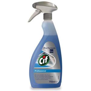 Pyn do mycia szyb CIF Diversey 750ml.