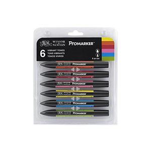 Promarker Winsor&Newton kpl.6 Vibrant - 2847303093