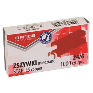 Zszywki OFFICE PRODUCTS 24/6 miedziane - 2860632949