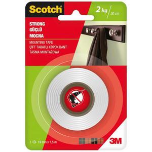 Tama dwustronna 3M Scotch 19mmx1,5m mocna - 2860633075