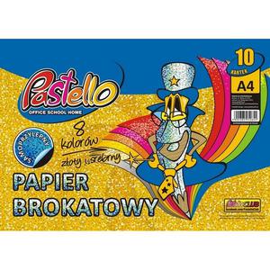 Zeszyt papierw kolorowych PASTELLO A4 brokat mix - 2860633353