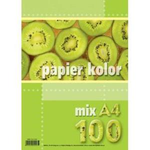 Papier xero A4 kolor KRESKA 80g. op.100 mix - 2860633971