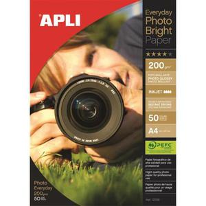 Papier foto APLI A4 200g. op.50 AP11475