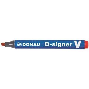 Marker DONAU perm. D-Singer V city - czerwony