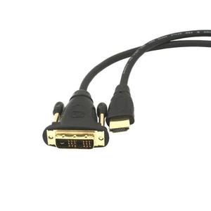 Kabel GEMBIRD CC-HDMI-DVI-6 (HDMI M - DVI-D M; 1,8m; kolor czarny) - 2860634327